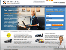 Tablet Screenshot of barcelona-airport-transportation.com